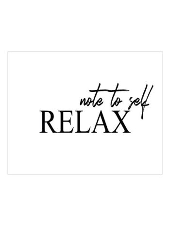 Note To Self Relax