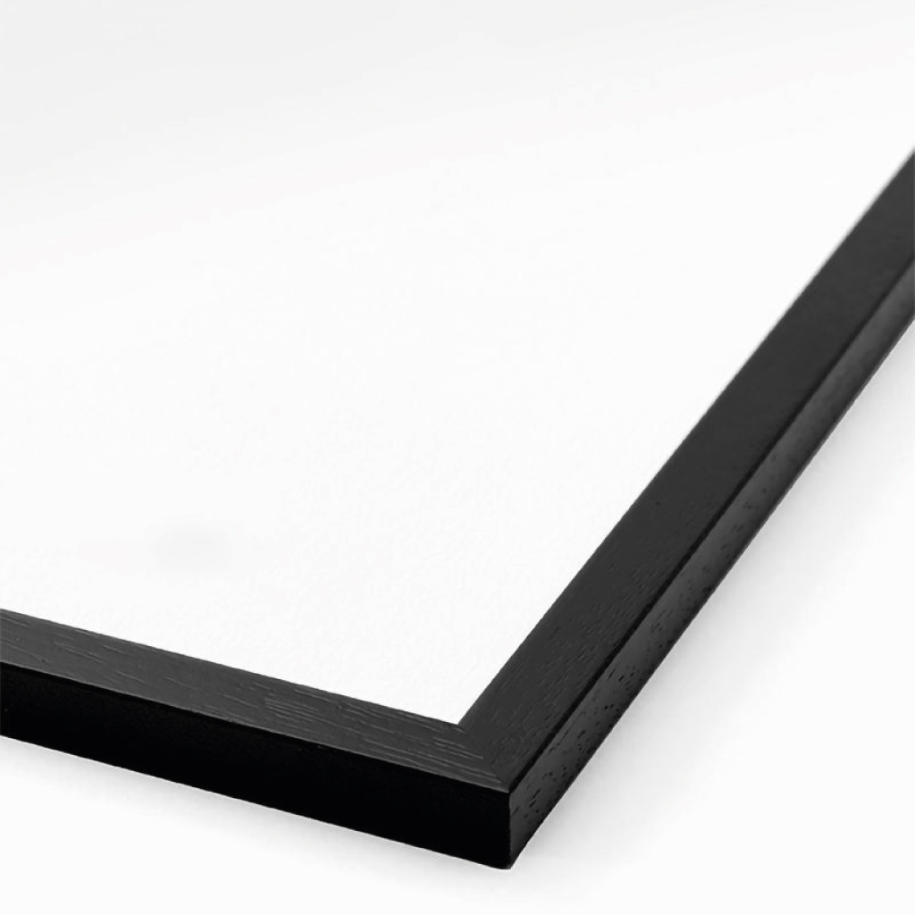 Siyah Ahşap Çerçeve - Görsel 3