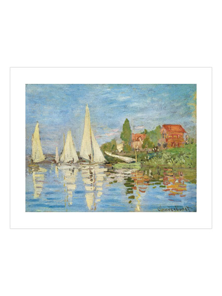 Regattas at Argenteuil Claude Monet 