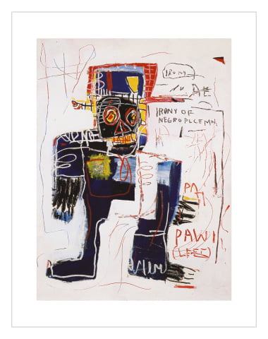 Irony of the Negro Policeman by Jean Michel Basquiat 
