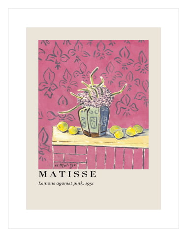 Matisse Lemons Aganist Pink 