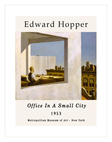 Edward Hopper, Office in a Small City 