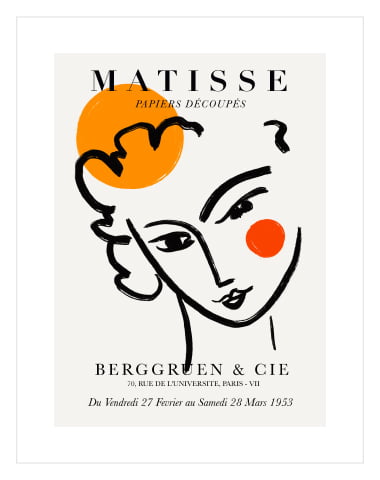 Henri Matisse Face Print 