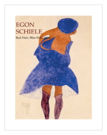Red Hair, Blue Hat by Egon SCHIELE