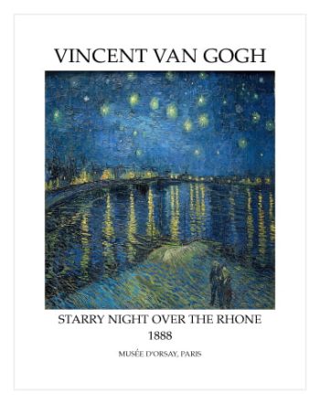 Starry Night Over The Rhone by Van Gogh