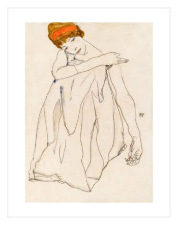 Dancer (1913) by Egon Schiele