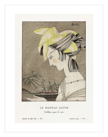 Le madras jaune, coiffure pour le soir (1920)