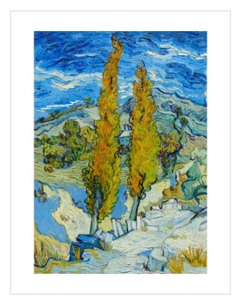 The Poplars at Saint-Rémy (1889) by Vincent Van Gogh