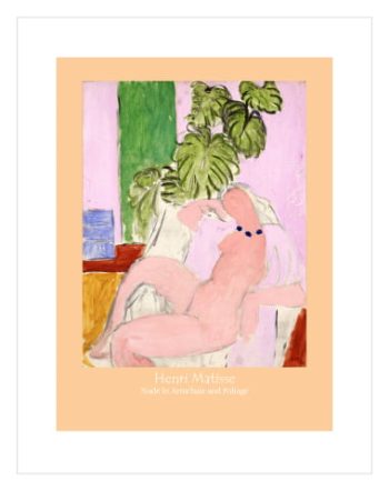 Nude in Armchair and Foliage by Henri Matisse