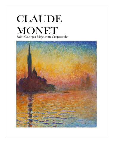 Saint Georges Majeur au Crépuscule by Claude Monet 