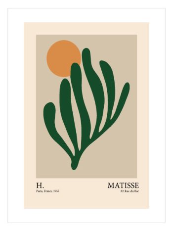 Henri Matisse Paris, France 1955 No1