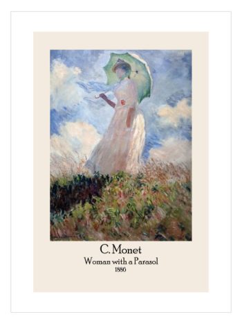 Monet Woman with a Parasol No2