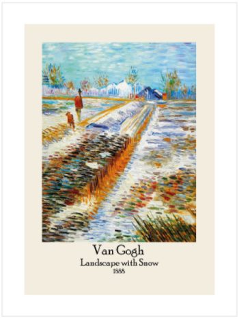 Van Gogh Landscape with Snow