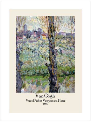 Van Gogh Vue d’Arles Vergers en Fleur