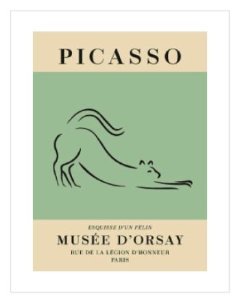 Esquisse D’un Fein By Picasso