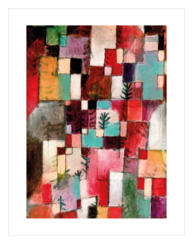 Red Green and Violet by Paul Klee 