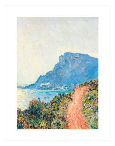 La Corniche Near Monaco 1884 by Claude Monet 