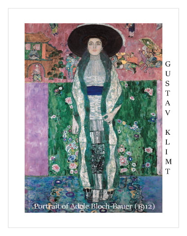 Portrait of Adele Bloch Bauer 1912 by Gustav Klimt 
