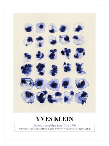 Monochrome Blue Sans No1 By Yves Klein