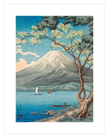 Mount Fuji from Lake Yamanaka by Takahashi Hiroaki