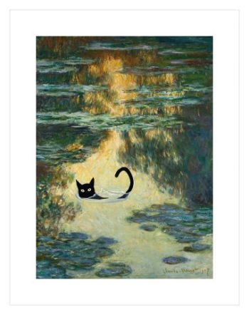 Claude Monet Cat Series