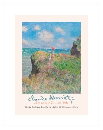 Cliff Walk at Pourville by Claude Monet