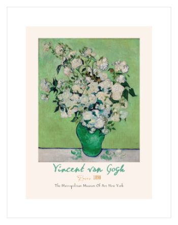 Roses 1890 No2 by Vincent Van Gogh