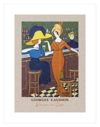 Woman in Cafe by Georges Gaudion