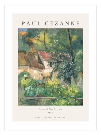 House of Père Lacroix by Paul Cezanne