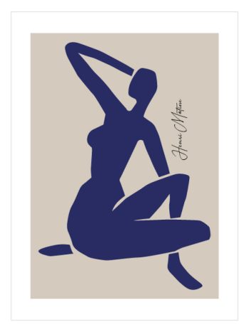Blue Nude No2 by Henri Matisse