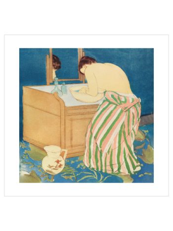 Woman Bathing by Mary Cassatt