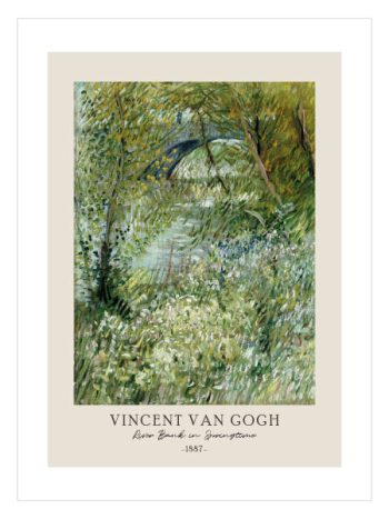 River Bank by Vincent Van Gogh