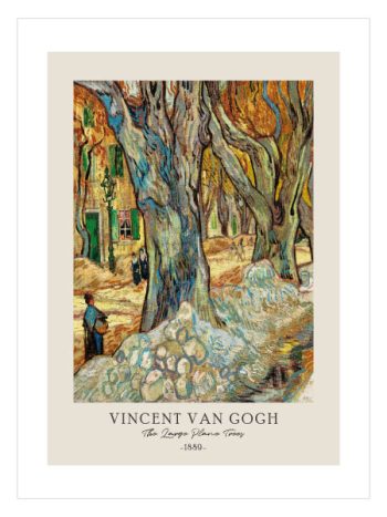 The Large Trees by Vincent Van Gogh