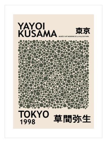 Green Dots by Yayoi Kusama