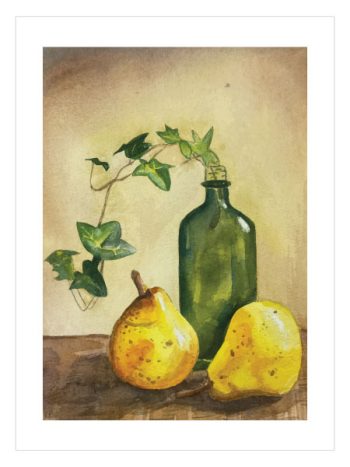 Pears and Vase