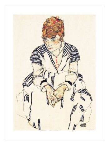 Portrait Of Adele Harms by Egon Schiele