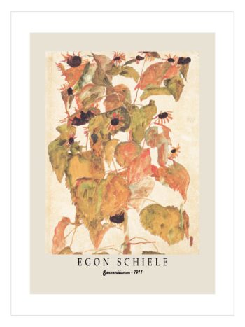 Sonnenblumen by Egon Schiele