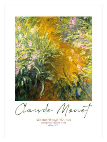 The Path Through The Irises by Claude Monet