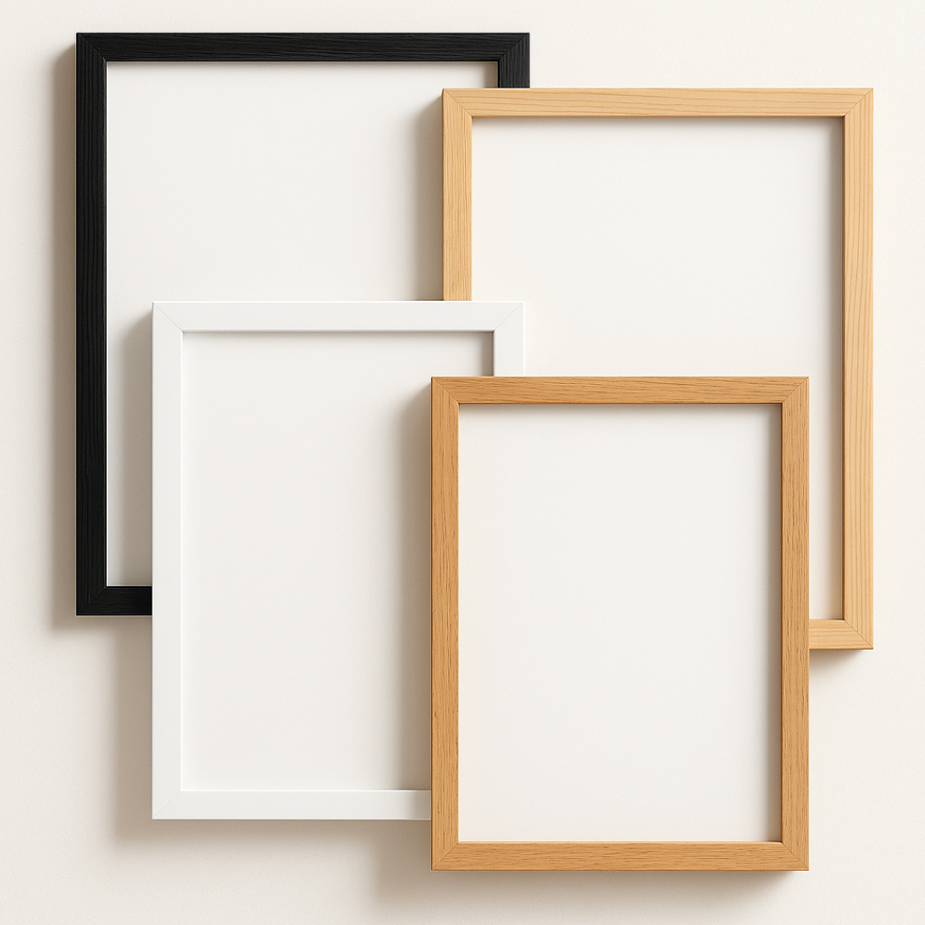 Beyaz Lamine Ahşap Çerçeve - Görsel 5