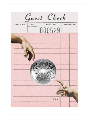 Guest Check Disco Ball