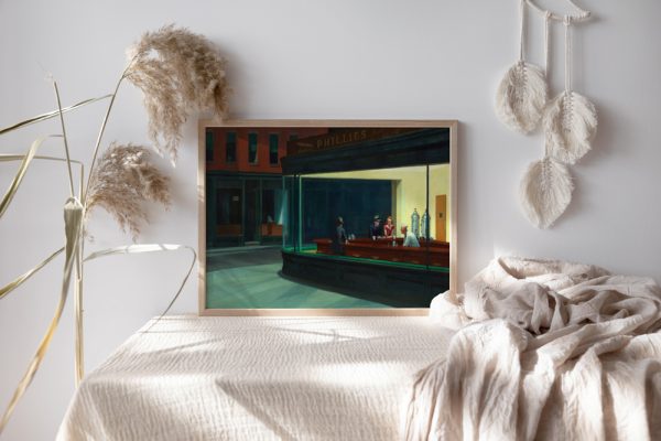 Nighthawks by Edward Hopper - Görsel 3