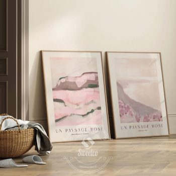 Un Paysage Rose Set