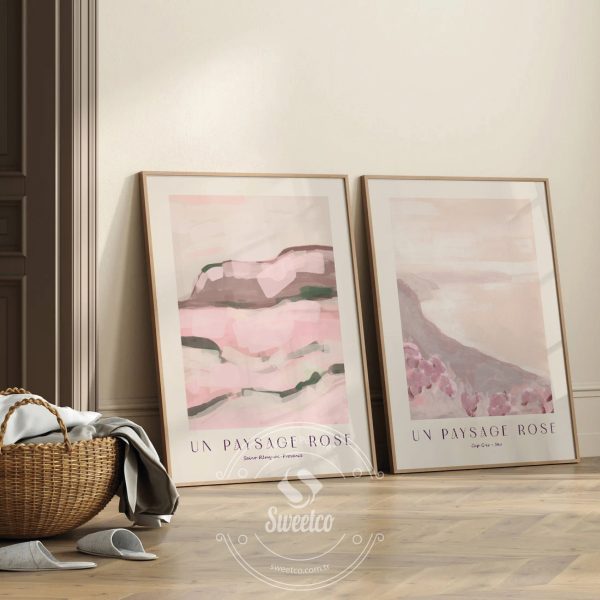 Un Paysage Rose Set