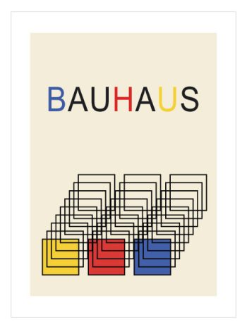 Bauhaus Geometric No1