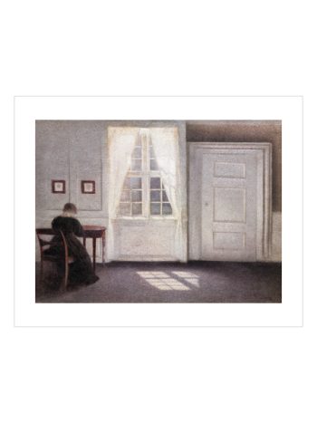 Interior in Strandgade by Vilhelm Hammershoi