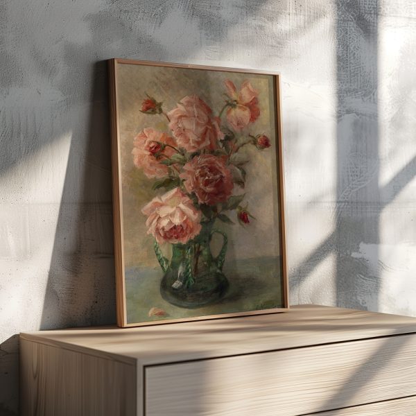 Rosen in Vase - Görsel 3