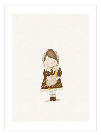 Little Girl with Duck