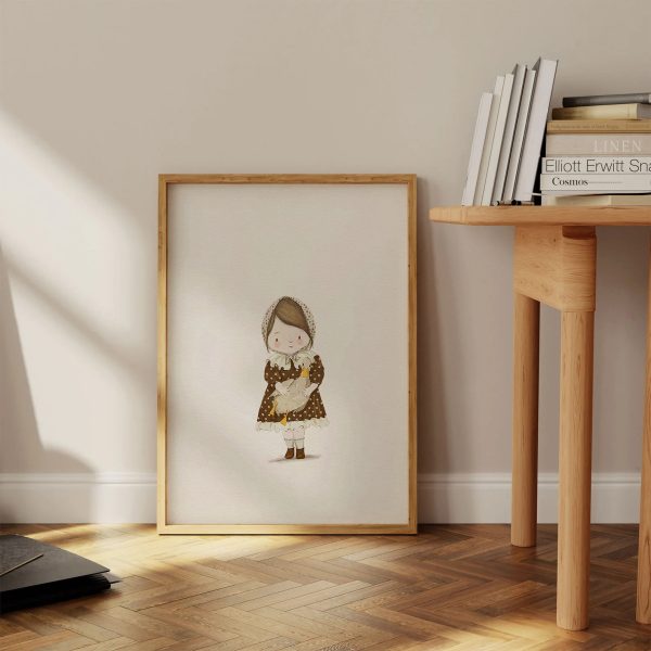 Little Girl with Duck - Görsel 3