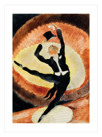 Acrobatic Male Dancer with Top Hat by Charles Demuth
