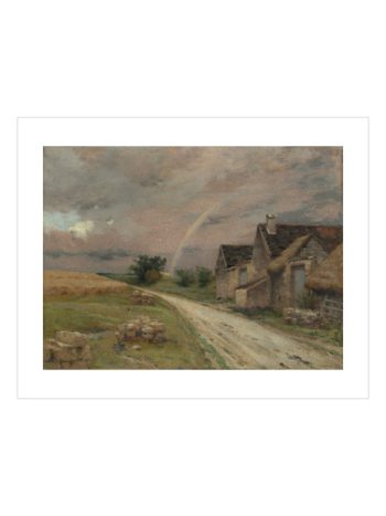 Country Road After the Rain Poster – Yağmur Sonrası Sessiz Yol